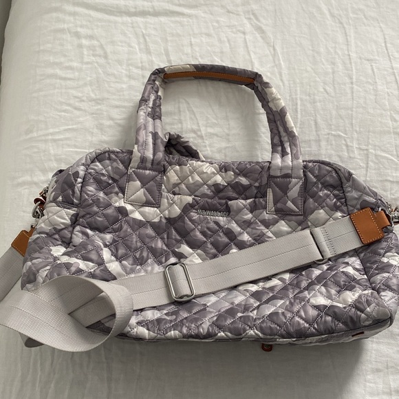 MZ Wallace Jimmy Travel Tote in Light Grey Camo great condition - Picture 4 of 8